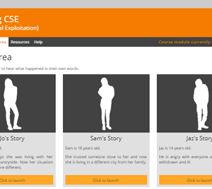 Tackling Child Sexual Exploitation: e-Learning course
