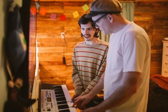 keyboard playing